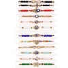 Amazon cross-border best-selling geometric diamond-encrusted cross turtle diamond-encrusted crystal beaded bracelet for men and women, friendship bracelet Item Picture